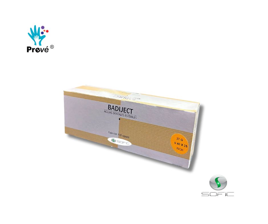 Badiject Agujas Dentales 27G Corta (0.4 x 21 mm) 100 pzas - Image 3