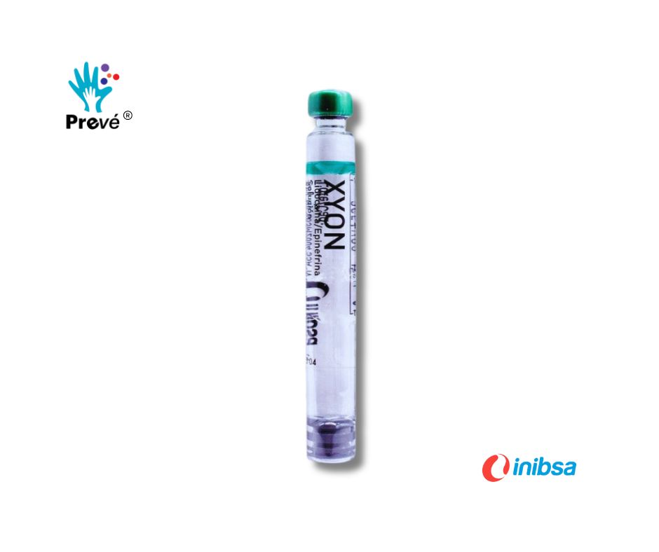 💉 Xyon Lidocaína 2% con Epinefrina 1:100,000 – Caja con 50 Cartuchos de Vidrio (1.8 ml) – Inibsa - Image 4