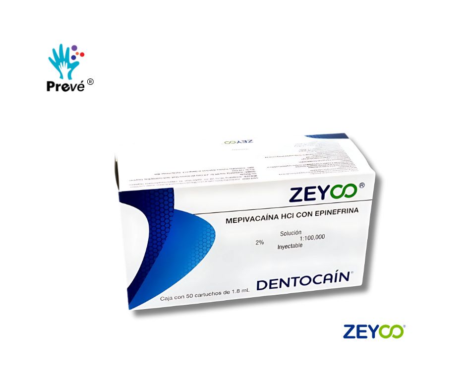 💉 Dentocain 2% con Epinefrina 1:100,000 – Caja con 50 Cartuchos de Plástico (1.8 ml) - Image 2