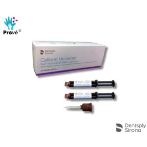 Calibra Universal Medio Dentsply Sirona – Cemento Resinoso Autoadhesivo con 2 Jeringas