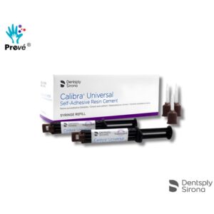 Calibra Universal Translúcido Dentsply Sirona – Cemento Resinoso Autoadhesivo con 2 Jeringas