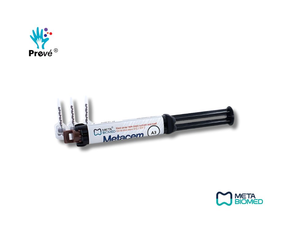 Metacem A3 Metabiomed – Cemento Resinoso Dual Autoadhesivo para Cementación Dental Profesional - Image 2