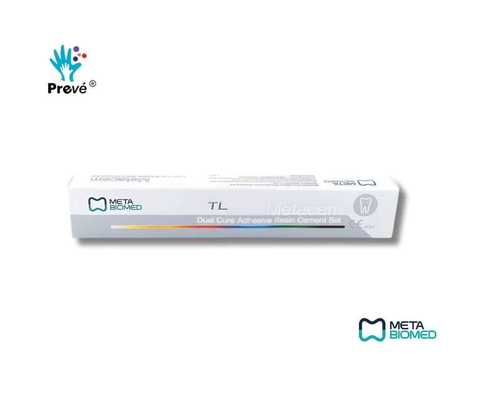 Metacem TL Metabiomed – Cemento Resinoso Dual Autoadhesivo Translúcido para Cementación Dental - Image 3