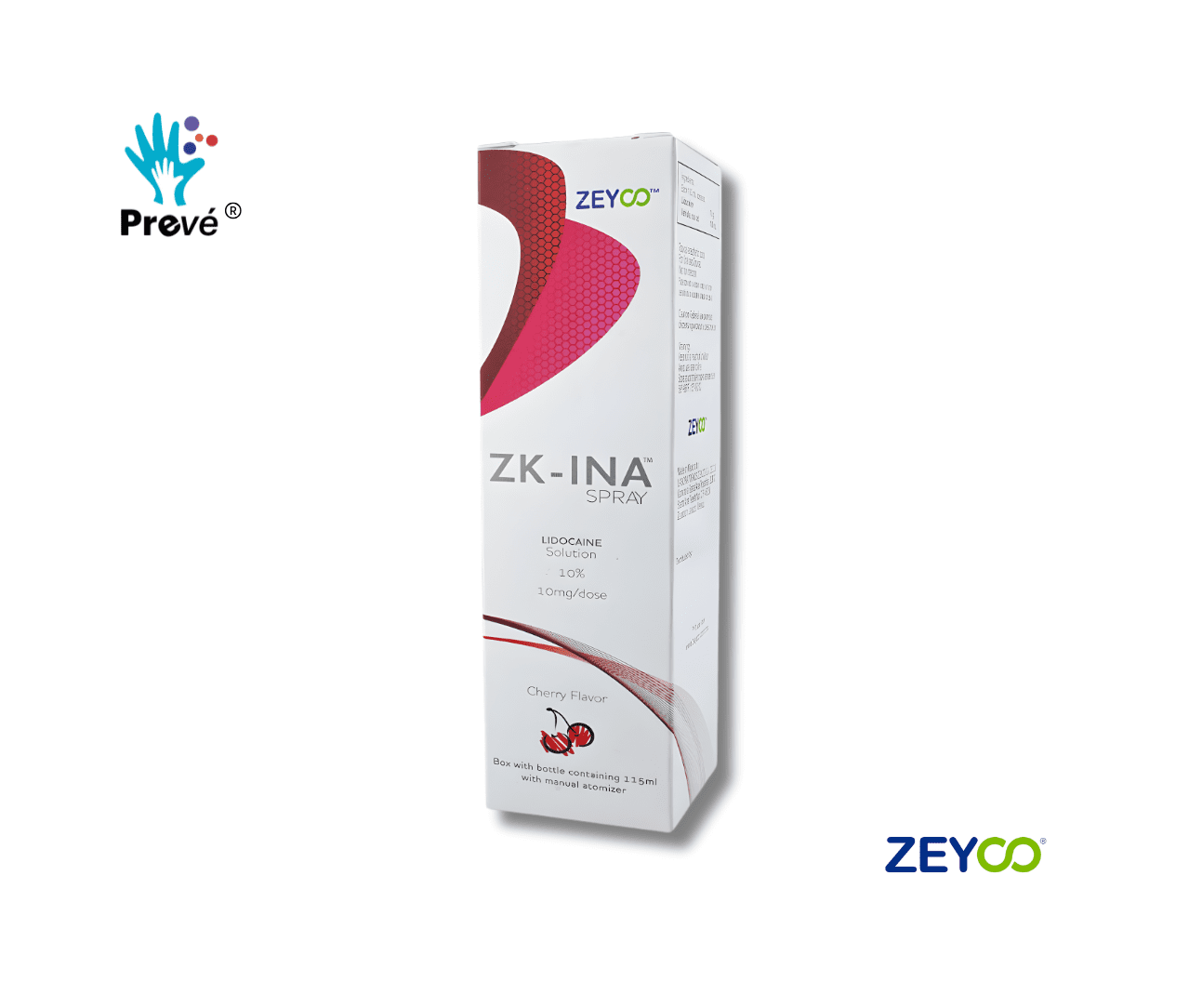 ZK-INA Spray Anestésico Tópico 10% Sabor Cereza – Lidocaína 115 ml - Image 3