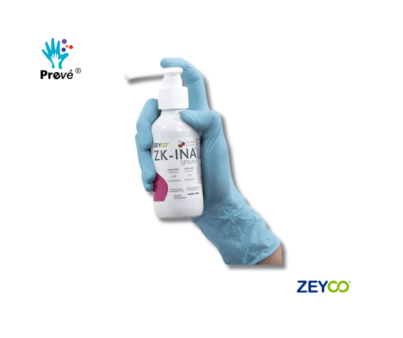 ZK-INA Spray Anestésico Tópico 10% Sabor Cereza – Lidocaína 115 ml - Image 4