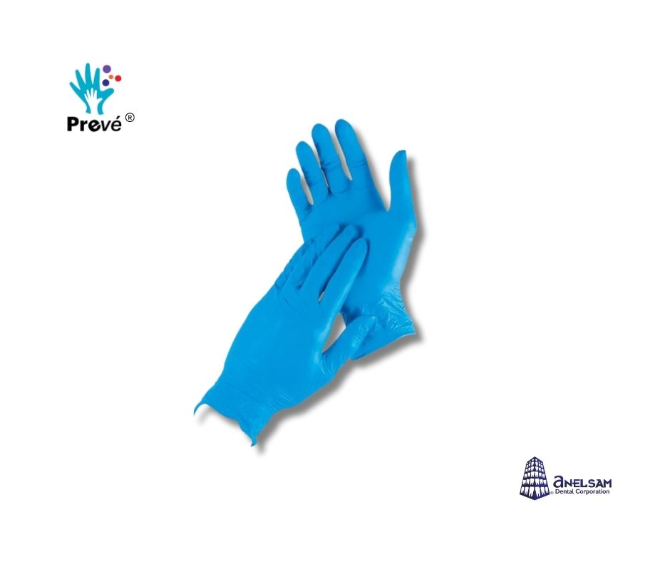 Guantes Azules de nitrilo CHI Anelsam 100 pzas. - Image 2